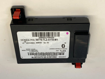 11-14 ACURA TSX HANDS FREE BLUETOOTH CONTROL MODULE COMPUTER UNIT 39770TL2A11