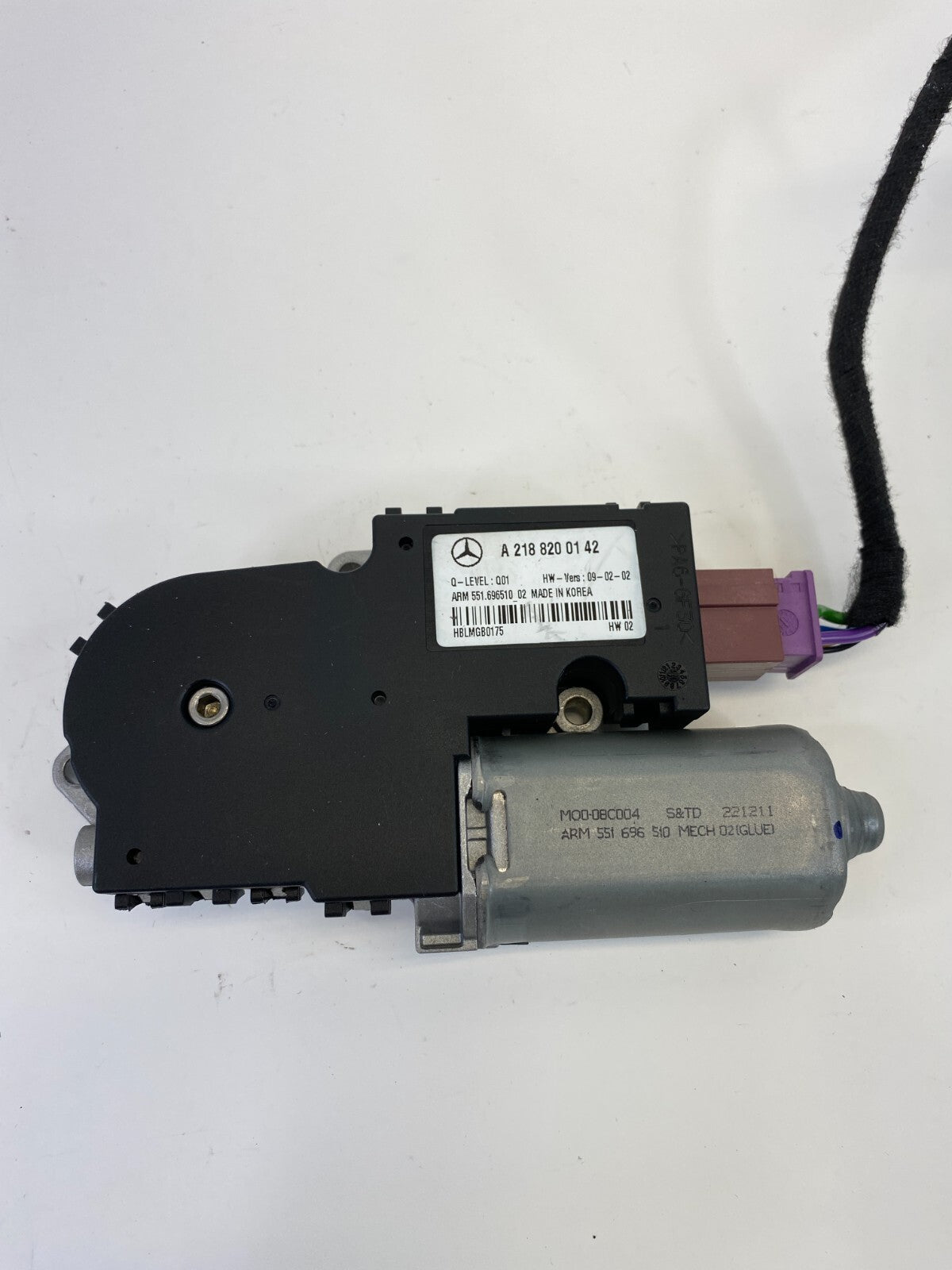 2006-2016 Mercedes-Benz E350 SEDAN Sunroof Sun Roof Motor A2188200142 OEM