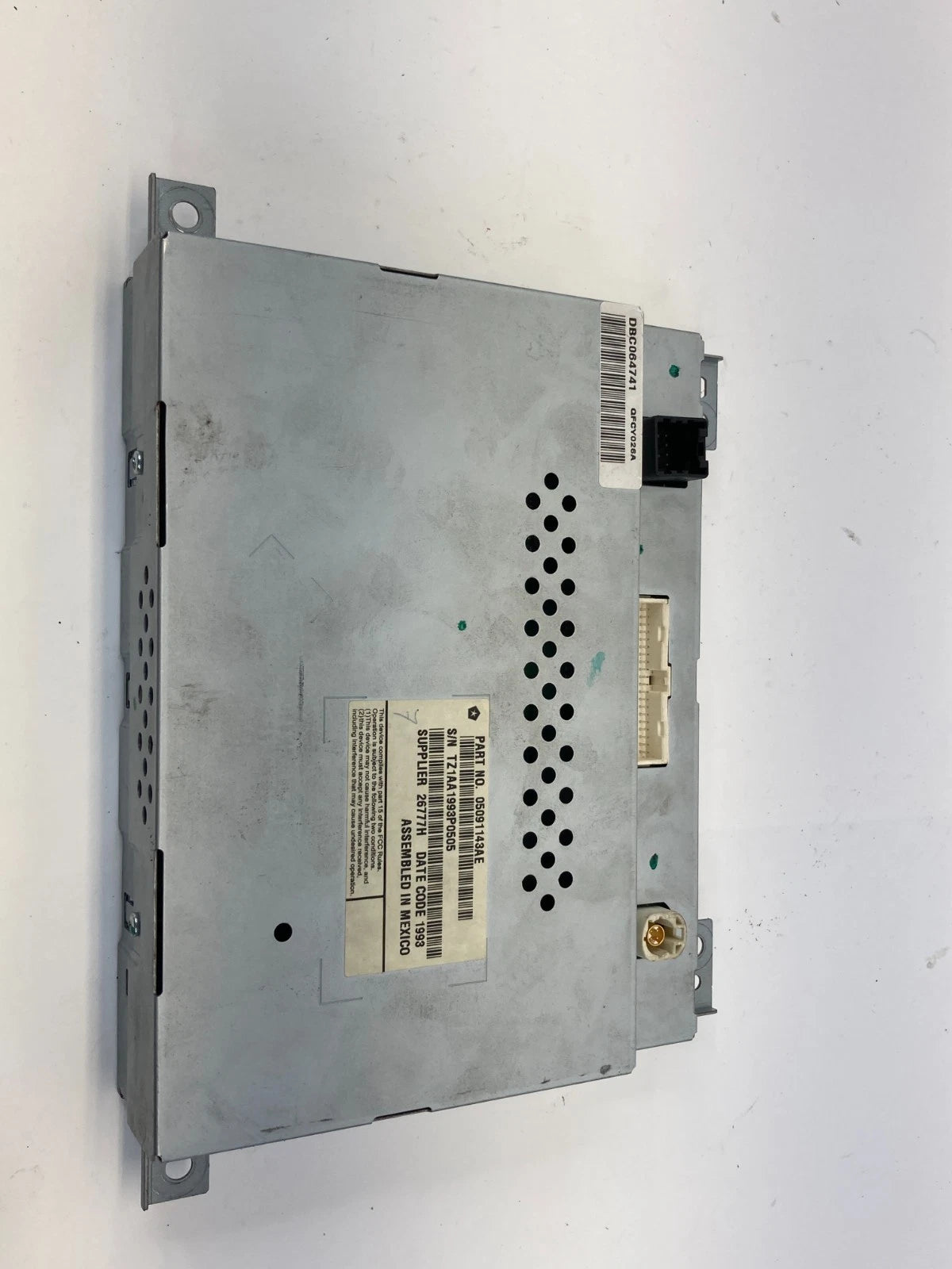 2013-2016 DODGE DART NAVIGATION RADIO DISPLAY TOUCH SCREEN 5091143AE OEM