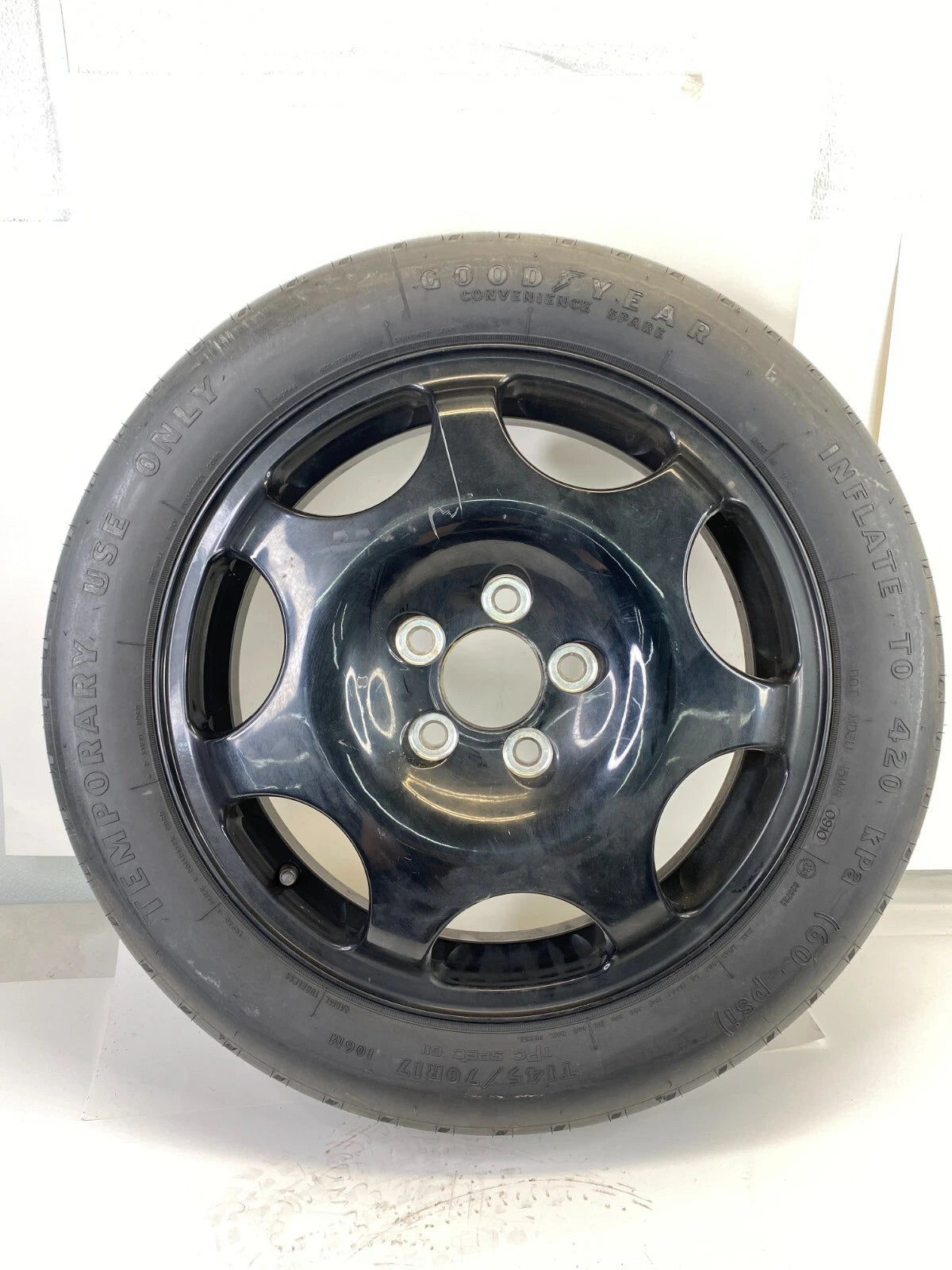 2006-2011 CADILLAC STS EMERGENCY SPARE TIRE WHEEL COMPACT DONUT T145/70R17