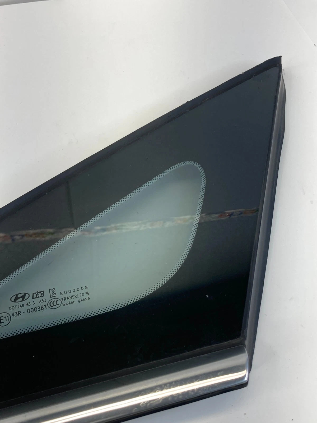 11-15 HHYUNDAI SONATA SEDAN REAR RIGHT BACK SIDE DOOR WINDOW QUARTER GLASS OEM