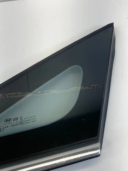 11-15 HHYUNDAI SONATA SEDAN REAR RIGHT BACK SIDE DOOR WINDOW QUARTER GLASS OEM
