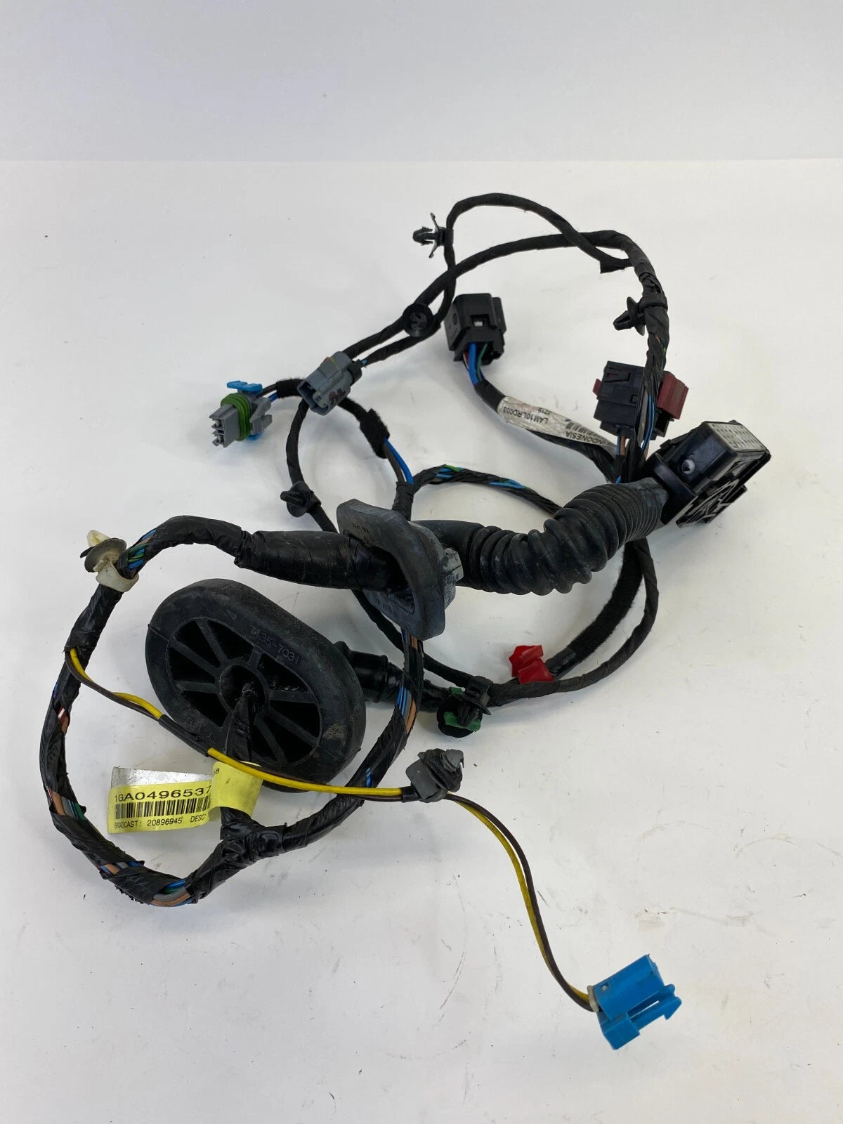2010 GMC ACADIA 10-12 TRAVERSE REAR LEFT SIDE DOOR WIRE HARNESS WIRING 20896945