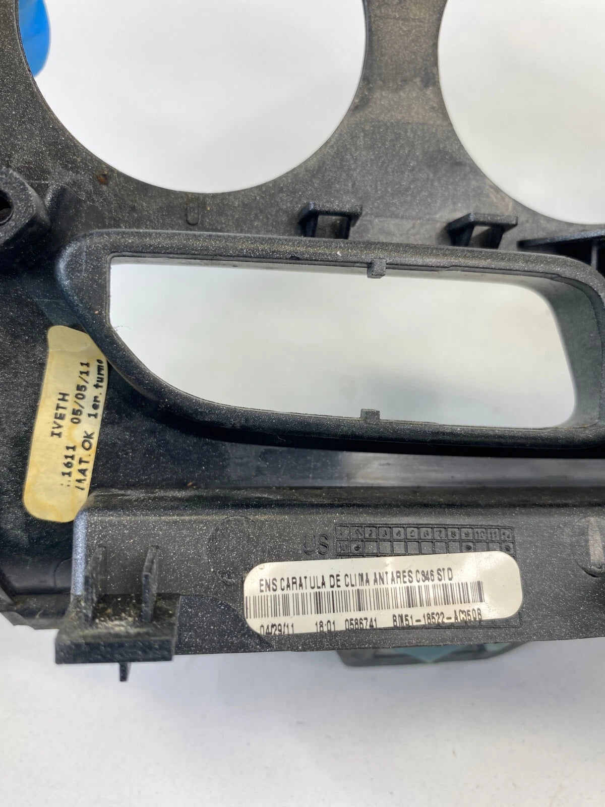 2012-2014 FORD FOCUS HATCHBACK A/C HEATER TEMPERATURE CLIMATE CONTROL BEZEL TRIM