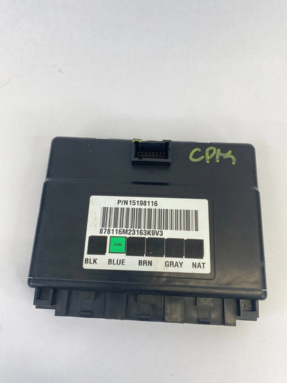 2003-2006 CHEVROLET TAHOE YUKON BODY CONTROL MODULE BCM BCU 15198116 OEM