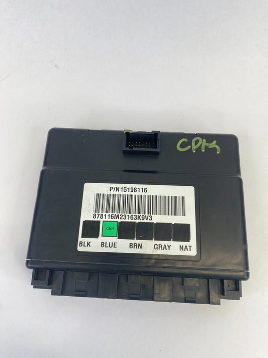 2003-2006 CHEVROLET TAHOE YUKON BODY CONTROL MODULE BCM BCU 15198116 OEM