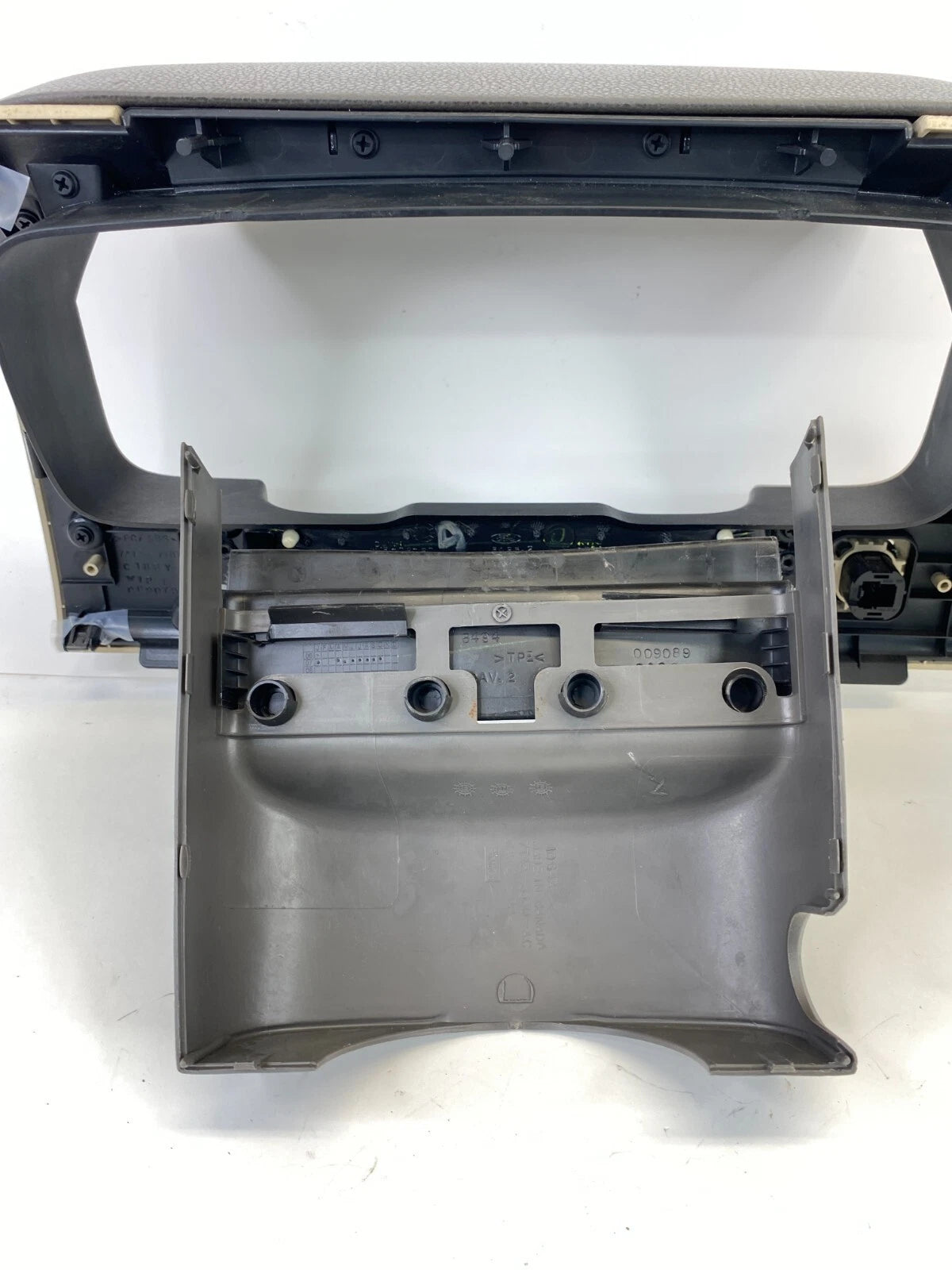 07-10 LINCOLN MKX DASH CLUSTER BEZEL W/ UPPER STEERING COLUMN COVER TRIM OEM