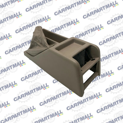 1994 1995 BMW 540I REAR CENTER CONSOLE COVER PANEL W/ BRAKE HANDLE BOOT OEM