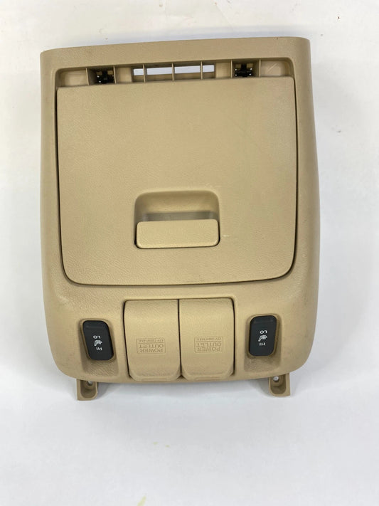 2005-2007 HONDA ODYSSEY LOWER DASH STORAGE PANEL COVER BEZEL SEAT HEATED SWITCH