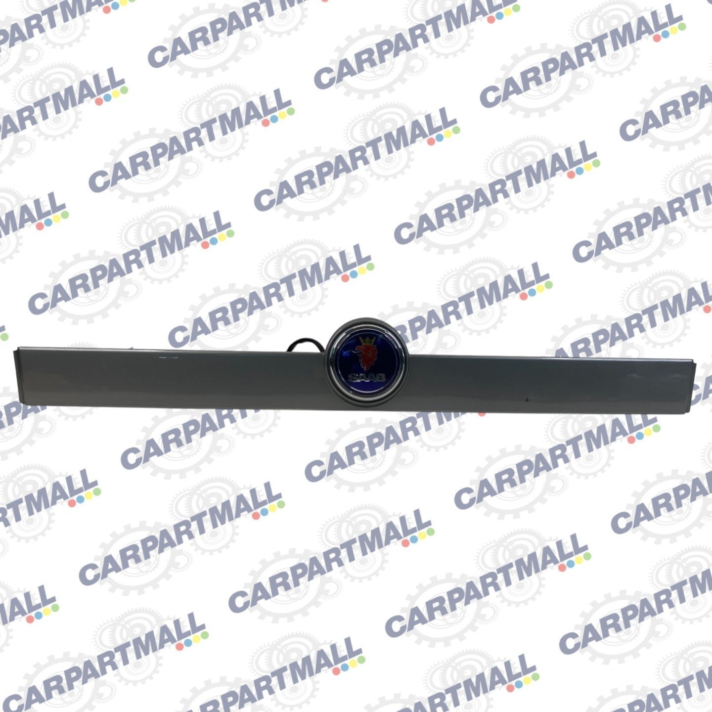 03 04 Saab 9-3 93 Convertible Trunk Lid Handle License Plate Molding Panel OEM