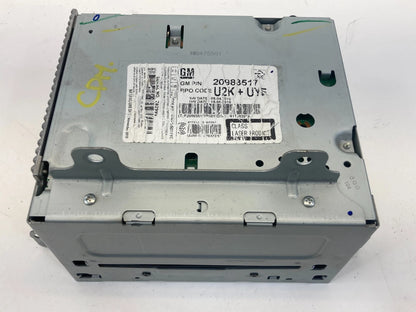 2011 GMC TERRAIN AM FM RADIO CD PLAYER AUDIO CONTROL MODULE UNIT 20983517 OEM