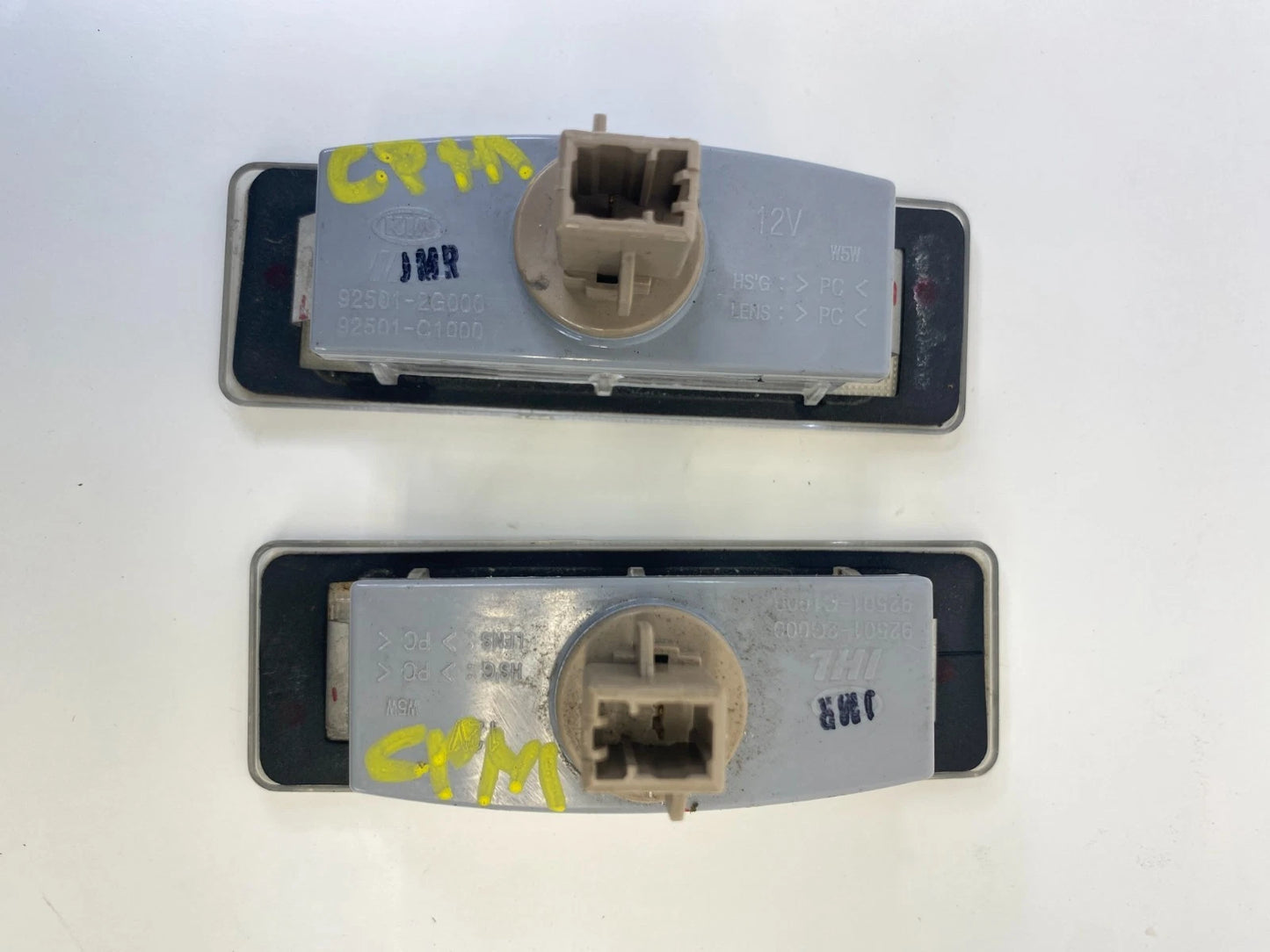 2015-2017 HYUNDAI SONATA REAR TRUNK LID LICENSE PLATE LIGHT LAMP SET PAIR OEM