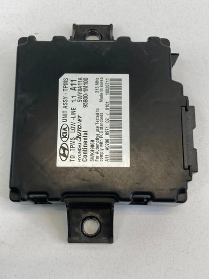 2010 KIA FORTE TIRE PRESSURE MONITOR CONTROL MODULE COMPUTER TPMS 95800-1M100