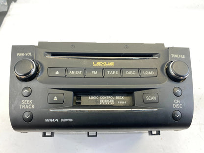 2007 2008 LEXUS GS350 AM/FM RADIO RECEIVER CD DISC TAPE CASSETTE PLAYER MP3 WMA