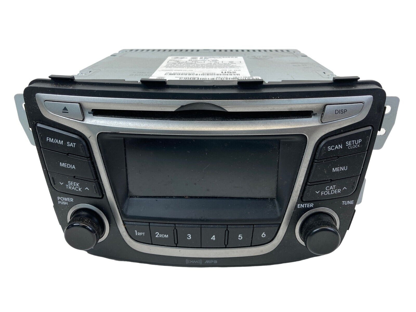 2015-2017 Hyundai Accent AM-FM Radio Single CD Player w/ MP3 96170-1R111 OEM