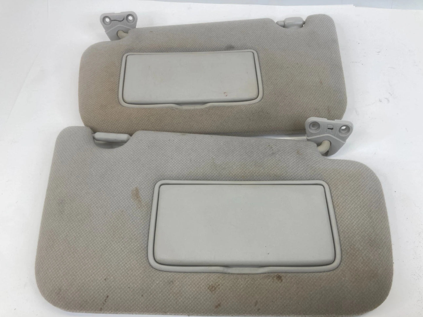 2013-2017 NISSAN SENTRA DRIVER & PASSENGER SUNVISOR PAIR LH RH W/O SUNROOF OEM