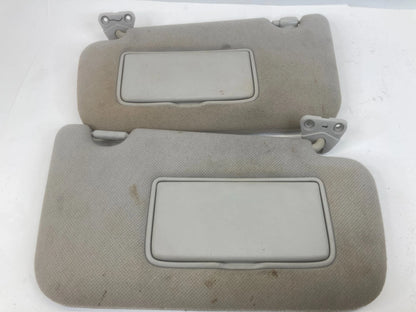 2013-2017 NISSAN SENTRA DRIVER & PASSENGER SUNVISOR PAIR LH RH W/O SUNROOF OEM