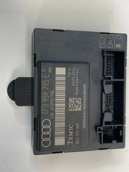 2006 2007 AUDI A6 QUATTRO REAR LEFT SIDE DOOR CONTROL MODULE 4F0-959-795-E OEM