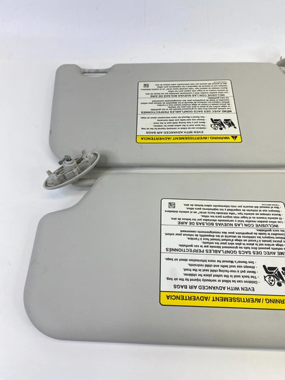 2012-2015 FORD FOCUS FRONT RIGHT & LEFT SIDE SUN VISOR W/ MIRROR SET PAIR OEM