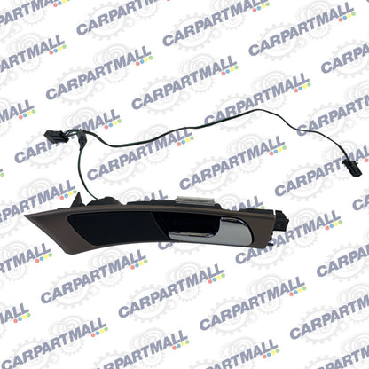 98-01 Audi A6 Quattro Front Right Side Interior Door Handle W/ Tweeter 4B0035399