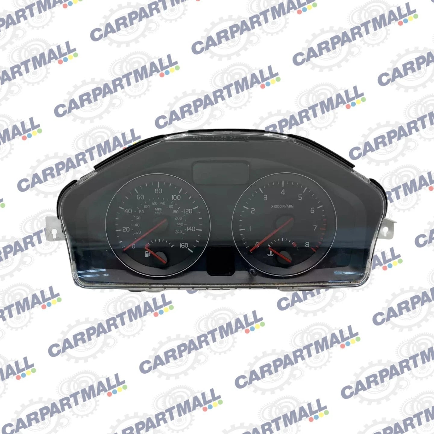 08-11 VOLVO S40 2.4L SPEEDOMETER INSTRUMENT CLUSTER GAUGES 36002435 257K MILES