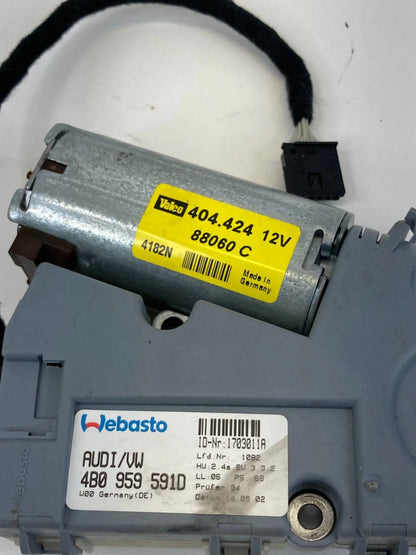 2000-2004 AUDI A6 QUATTRO SEDAN SUNROOF SUN ROOF MOTOR ASSEMBLY 4B0959591D OEM