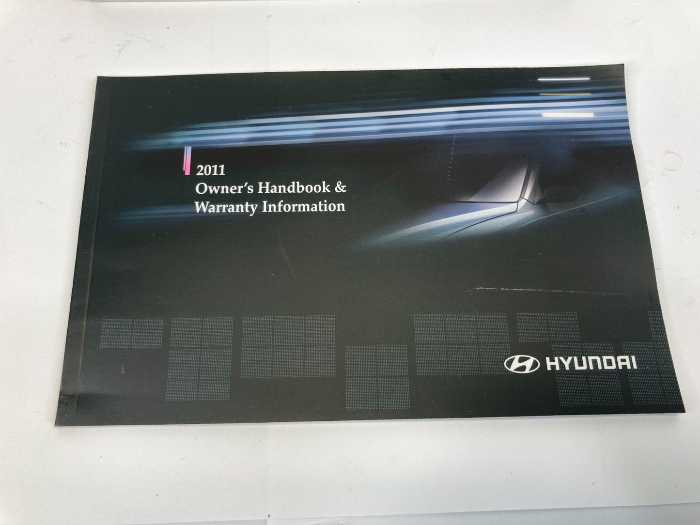 2011 Hyundai Sonata Owner's Manual Guide Handbook Warranty Info Set w/ Case