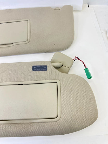 2013-2019 FORD TAURUS DRIVER & PASSENGER SUNVISOR SET W/ILLUMINATED MIRROR OEM