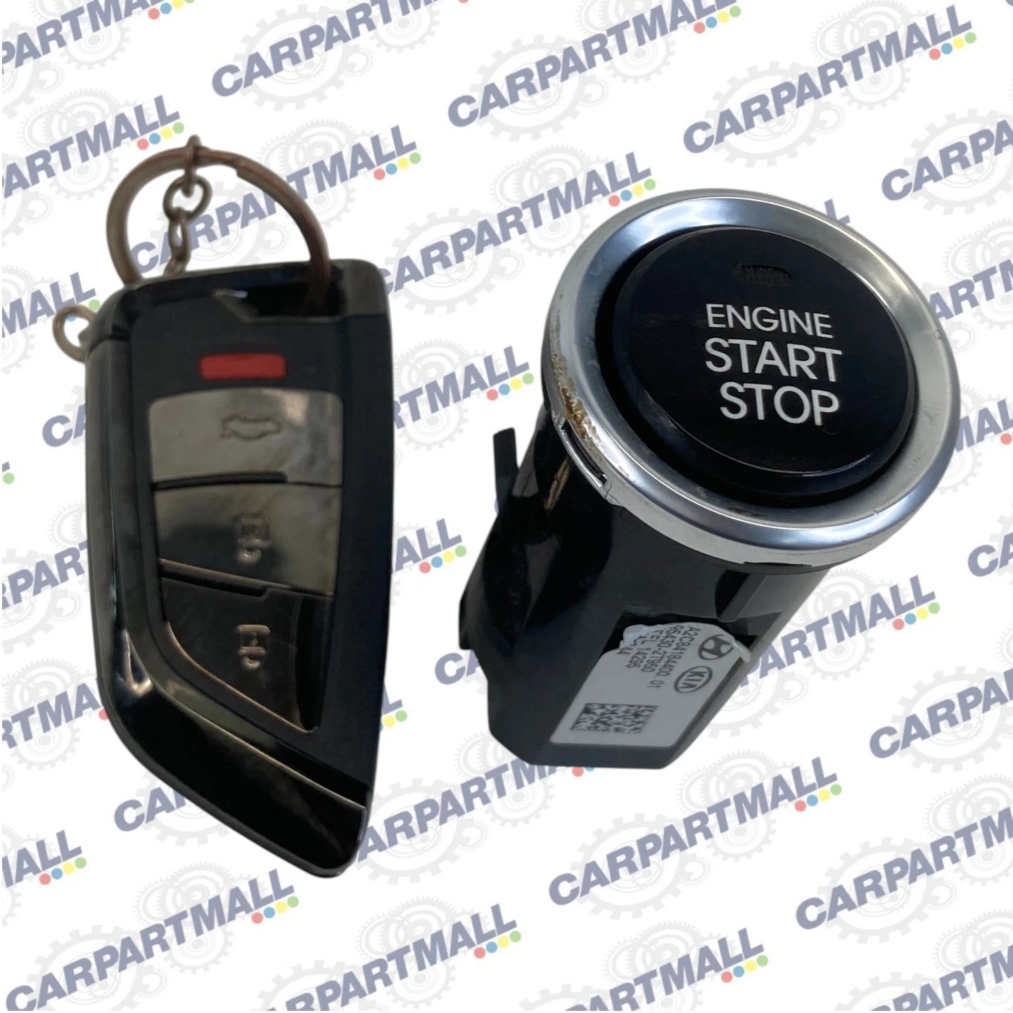 14-16 KIA OPTIMA ENGINE IGNITION START STOP BUTTON W/ SMART KEY 954302T950 OEM