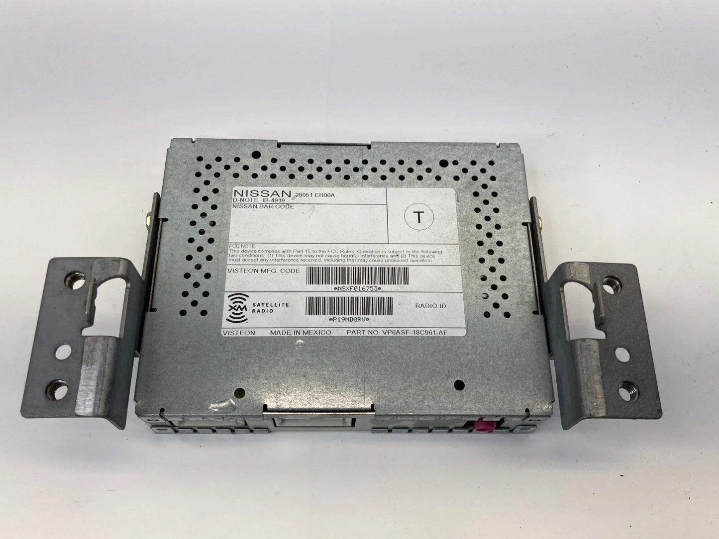 2005-2013 NISSAN ALTIMA SATELLITE RADIO TUNER CONTROL MODULE UNIT OEM 28051EH00A