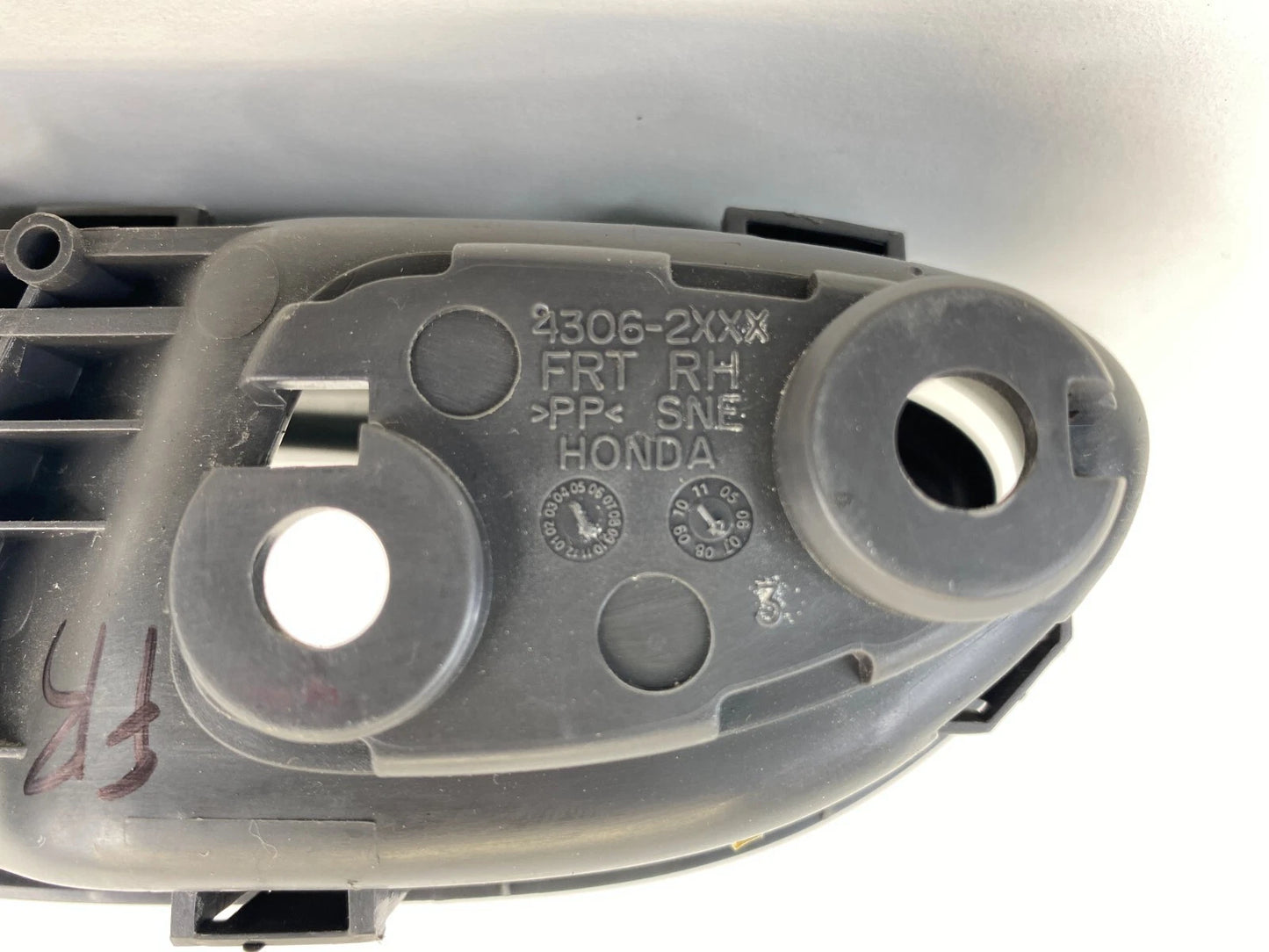 2006-2011 HONDA CIVIC FRONT RIGHT PASSENGER INTERIOR DOOR HANDLE 4307-2XXX OEM