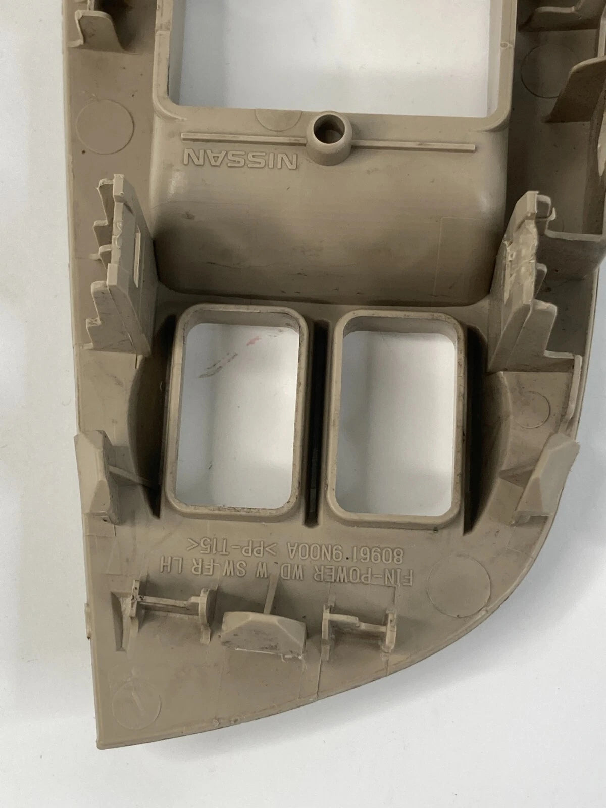09-14 NISSAN MAXIMA LEFT DRIVER DOOR MASTER WINDOW SWITCH BEZEL 80961-9N00A TAN