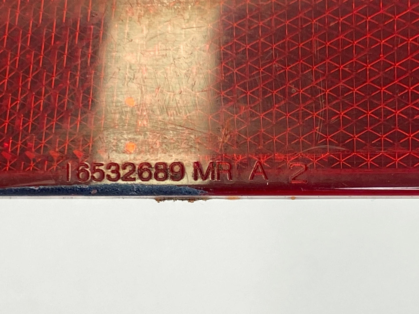 2006-2011 CHEVY HHR REAR SIDE DRIVER MARKER LIGHT REFLECTOR BUMPER 16532687 OEM