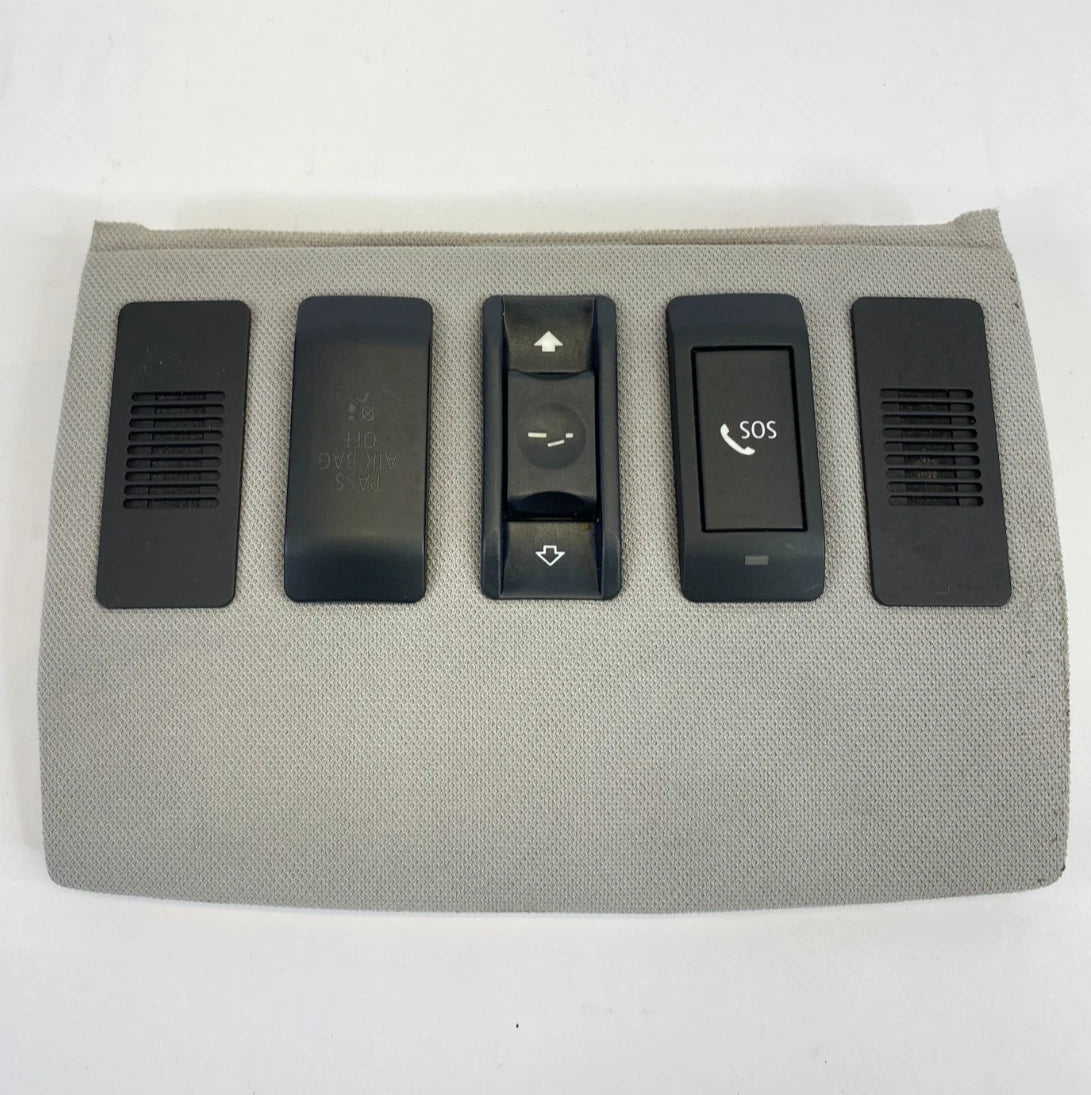 2008 BMW 535XI OVERHEAD HEADLINER TRIM PANEL W/SUNROOF & SOS SWITCH OEM