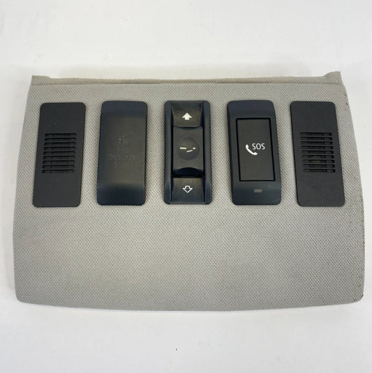 2008 BMW 535XI OVERHEAD HEADLINER TRIM PANEL W/SUNROOF & SOS SWITCH OEM