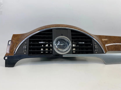 2008-2012 BUICK ENCLAVE CENTER DASH TRIM BEZEL W CLOCK& AIR VENT GRILLE 25913302