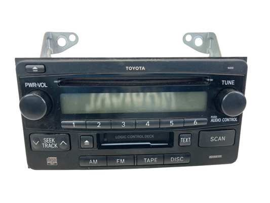 2003 03 Toyota Celica AM FM Radio CD Cassette Player Receiver 86120-2B760 OEM