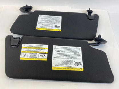 2011-2015 FORD EXPLORER INTERCEPTOR UTILITY LEFT & RIGHT SUN VISOR SET W CLIPS