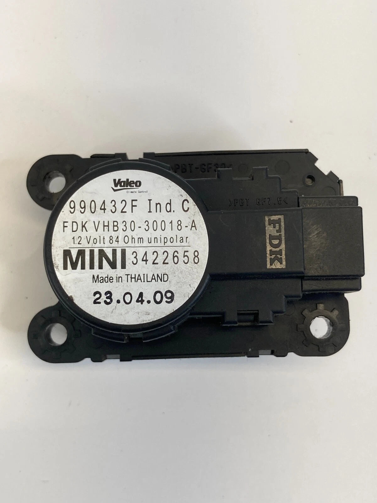 07-15 MINI COOPER A/C HEATER BLOWER FLAP MOTOR ACTUATOR 3422658 OEM