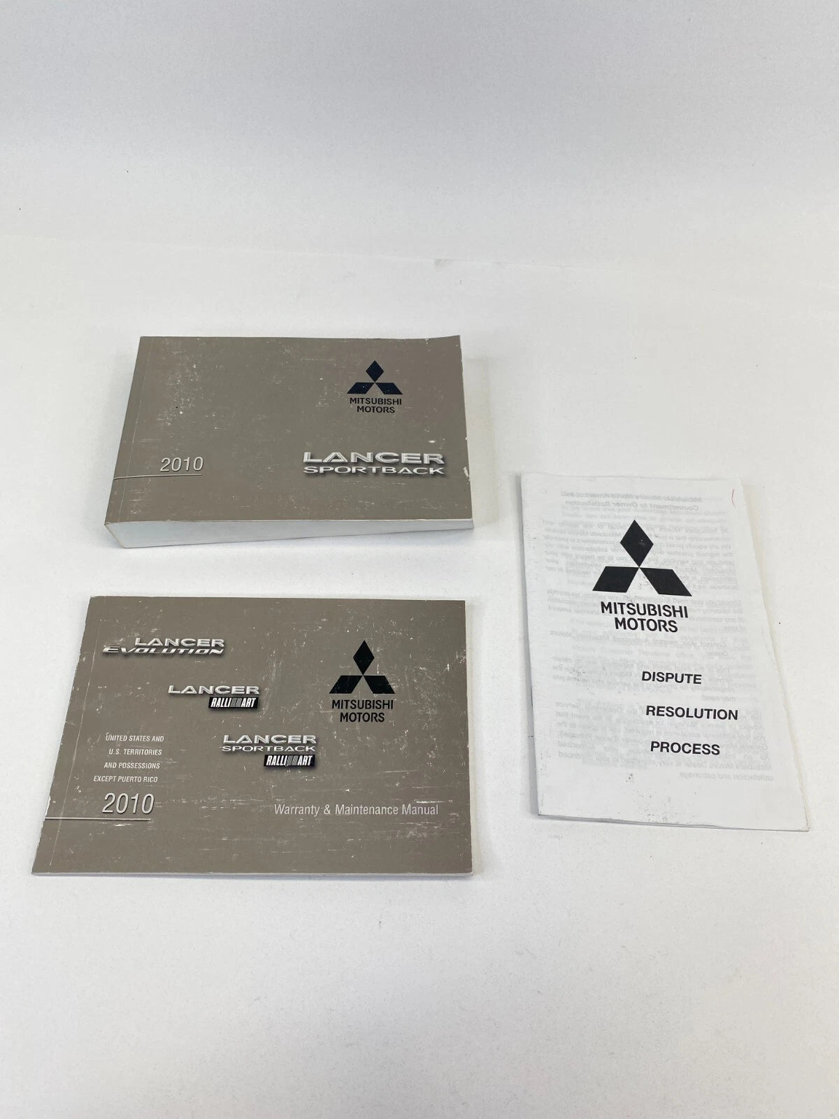 2010 10 MITSUBISHI LANCER WARRANTY & MAINTENANCE MANUAL QUICK GUIDE BOOK OEM