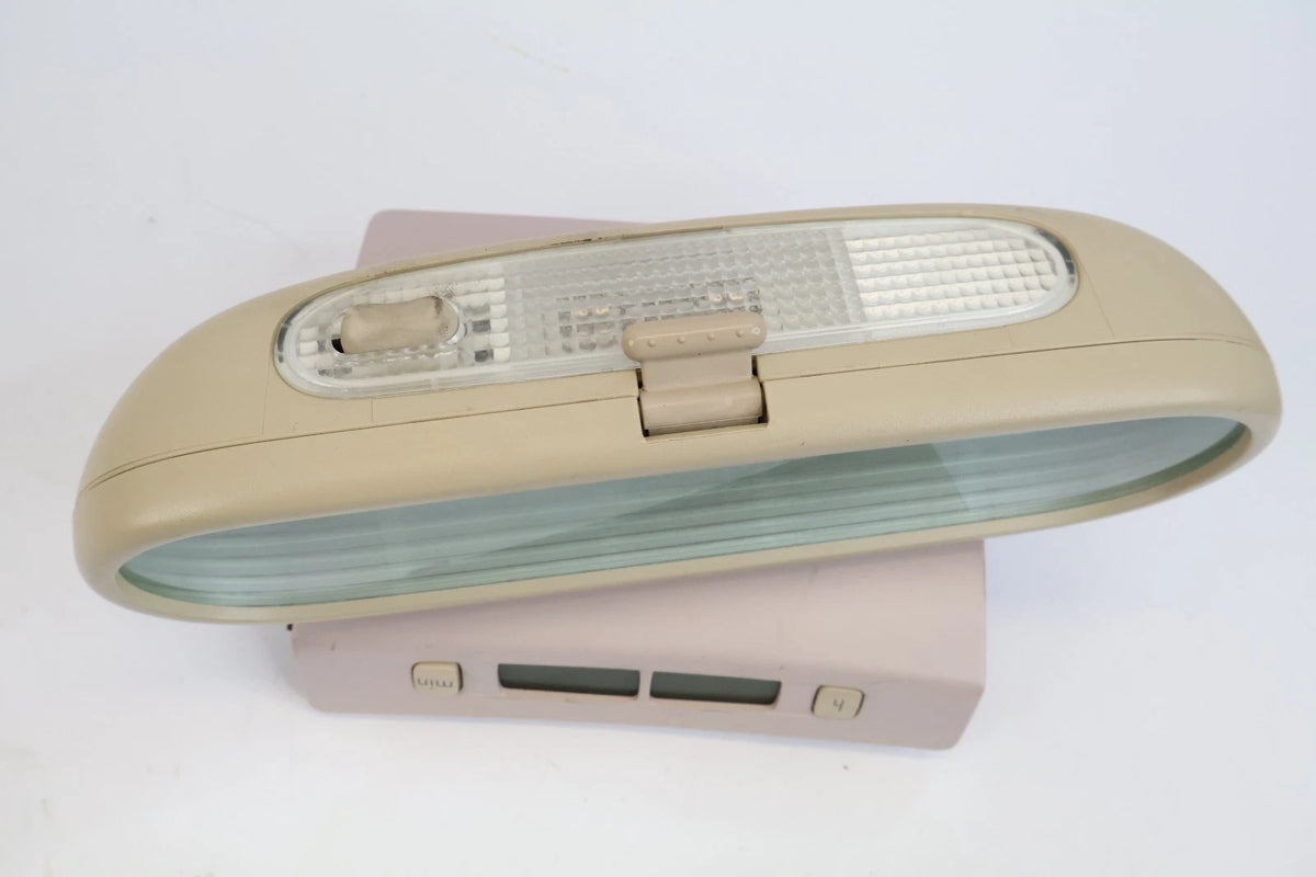 03-10 VW BEETLE CONV INTERIOR REAR VIEW MIRROR W DIGITAL CLOCK 1Y0-857-511-AL