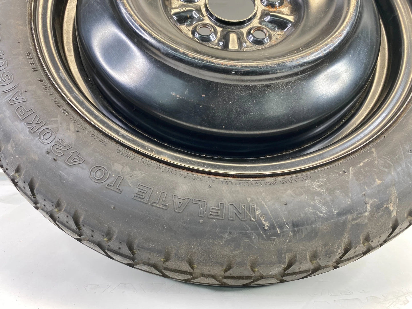 2007-2009 LEXUS GS350 EMERGENCY SPARE TIRE WHEEL COMPACT DONUT T155/70D17 110M