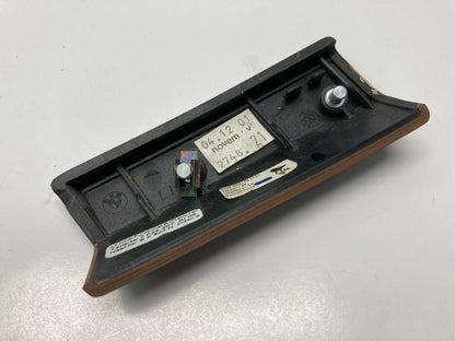 02-05 BMW 745I 745LI LEFT DRIVER SIDE CENTER DASH WOOD TRIM COVER 7025207 OEM