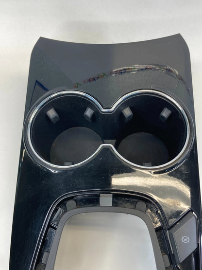 2015-2018 FORD EDGE CENTER CONSOLE COVER SHIFTER BEZEL TRIM W/ CUP HOLDER OEM