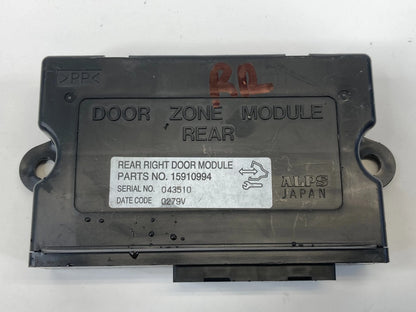 2005-2011 CADILLAC STS REAR RIGHT BACK SIDE DOOR CONTROL MODULE ZONE 15910994