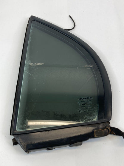 1996-2000 Honda Civic Sedan Rear Left Back Side Door Fixed Quarter Window Glass