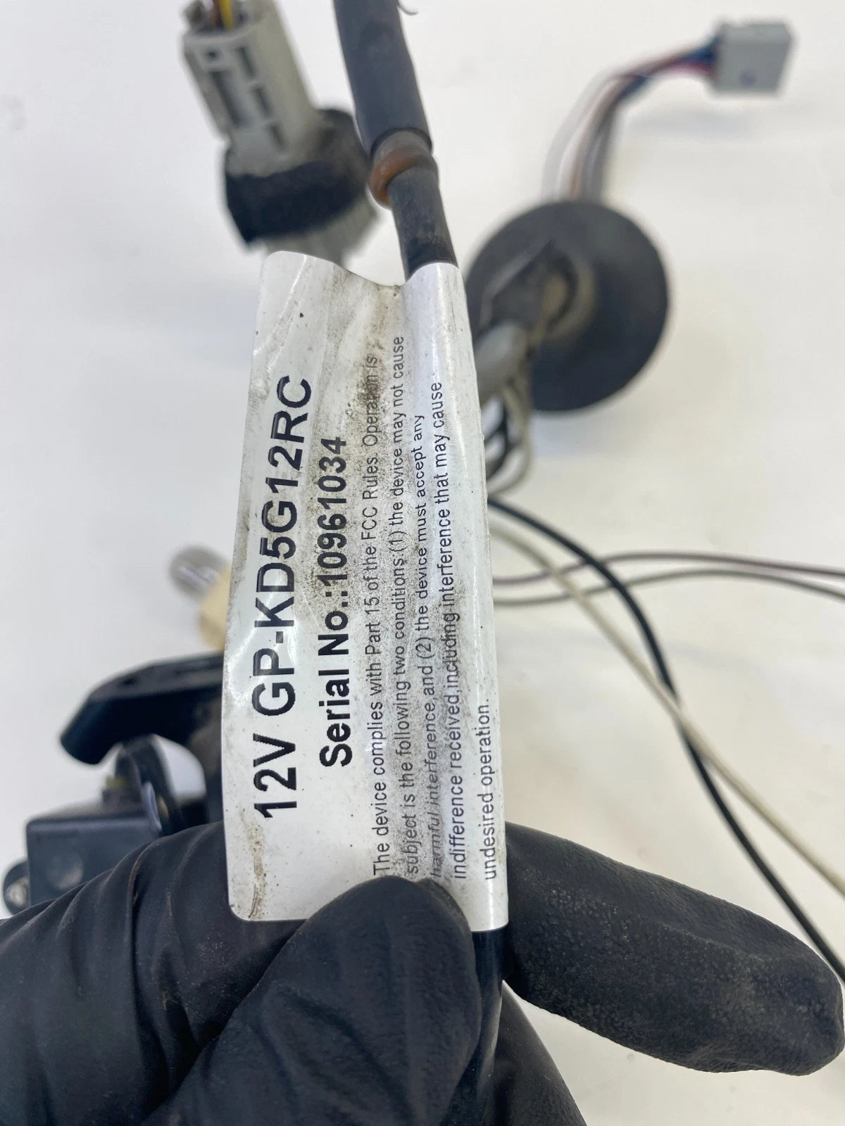 2009-2017 BUICK ENCLAVE REAR BACKUP CAMERA LICENSE PLATE LIGHT LAMP 23448411 OEM