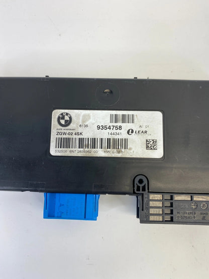2011-2017 BMW X3 CENTRAL GATEWAY CONTROL MODULE UNIT ZGW-02 4SK OEM 9354758
