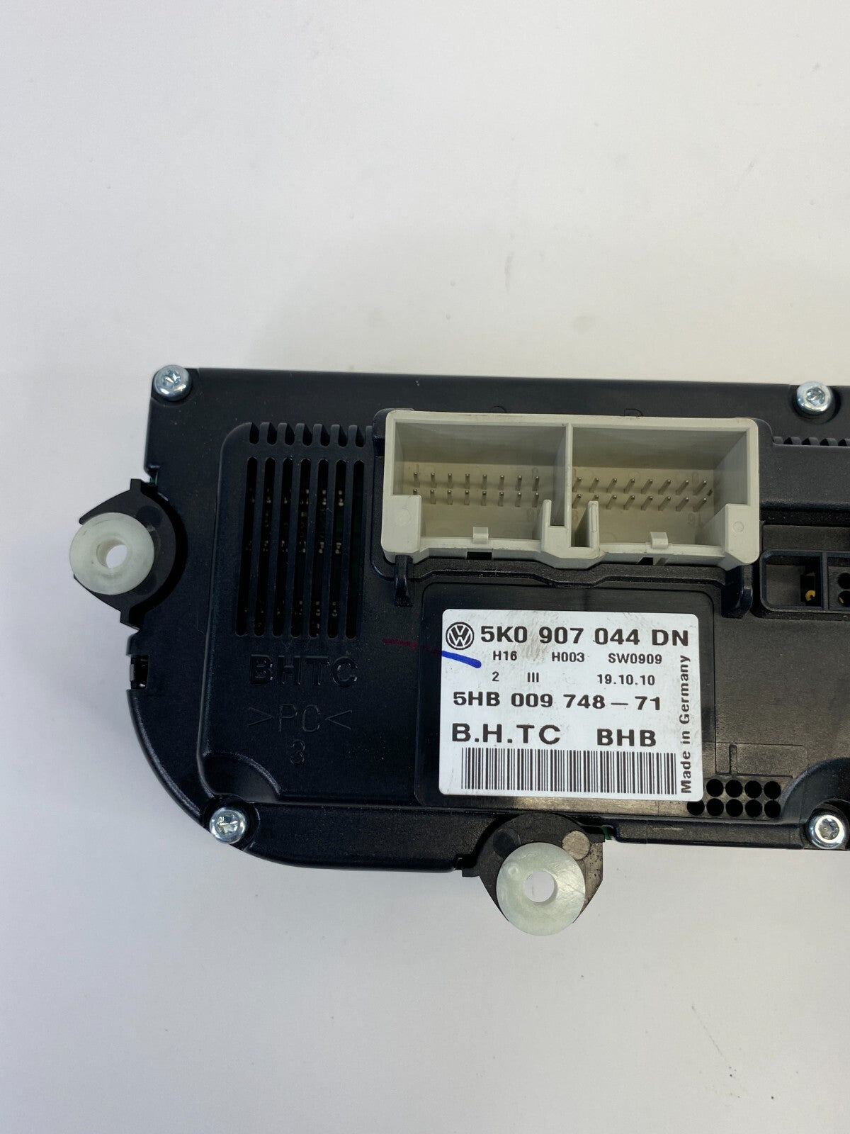 2009-2011 Volkswagen CC AC Heater Temperature Climate Control Switch 5HB009748