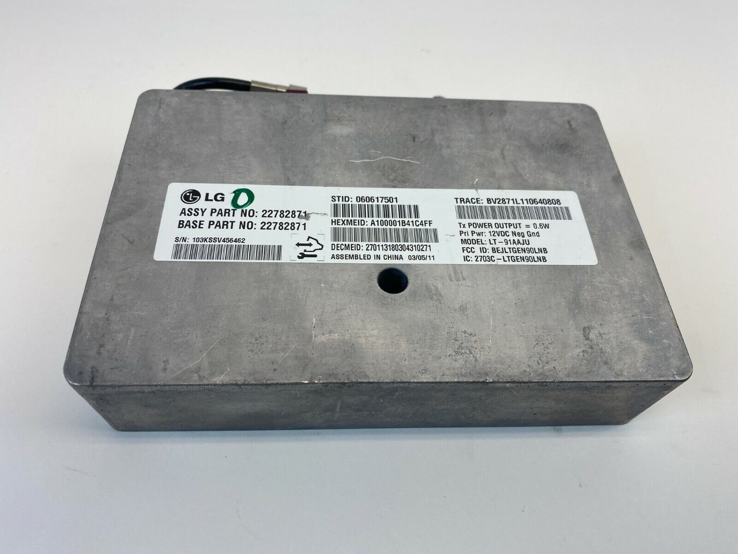 2011 Chevrolet Cruze Telematic Onstar Communication Control Module Unit 22782871